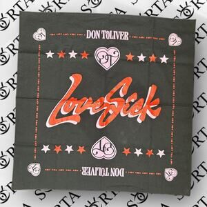 2023 Don Toliver Love Sick Tour Bandana Hip Hop Rap Music Headwear and Notebook